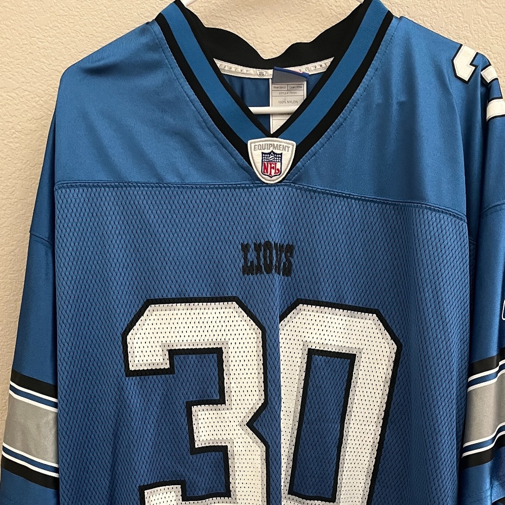 Reebok Jersey XL NFL Detroit Lions Jersey #30 Cory Schlesinger